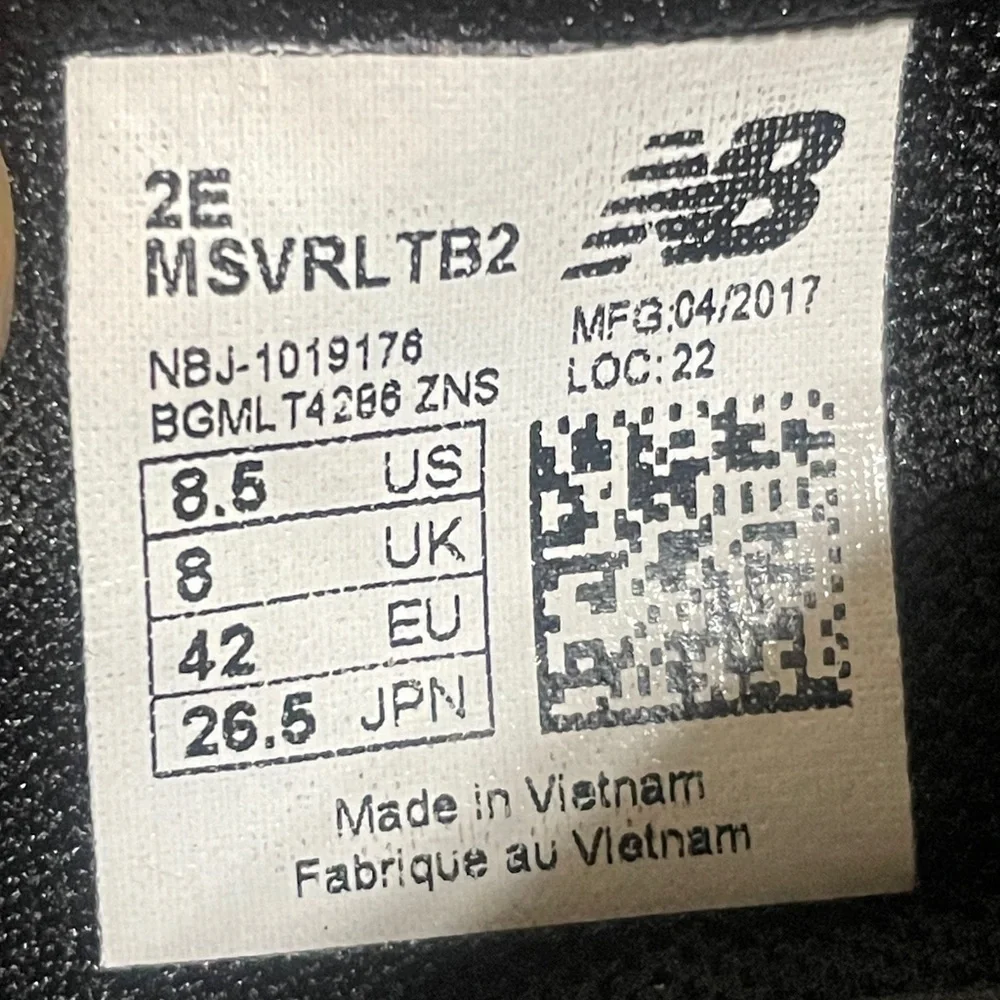 New Balance Visaro 1.0 TF-Black